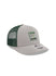 New Era 9Fifty Icon Mesh Gray Milwaukee Bucks Snapback Hat in Grey and Green - Angled Right Side View