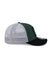 New Era 9Fifty Square Icon Mesh Milwaukee Bucks Snapback Hat in Green and White - Right Side View