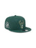 New Era 9Fifty State Patch Green Milwaukee Bucks Snapback Hat in Green - Angled Right Side View