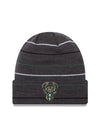 New Era Cuff Rowed Stripe Milwaukee Bucks Knitted Hat