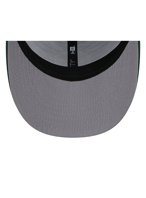New Era 9Fifty Circle Logo Mesh Milwaukee Bucks Snapback Hat-underbill 