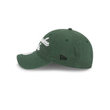 Youth Girls New Era 9twenty Script Green Milwaukee Bucks Adjustable Hat - Left Side View