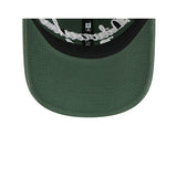 Youth Girls New Era 9twenty Script Green Milwaukee Bucks Adjustable Hat - Underbill View