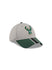 New Era 39Thirty Stripe Icon Milwaukee Bucks Flex Fit Hat in Grey and Green - Angled Right Side View