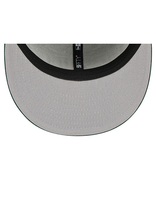 New Era 59Fifty Milwaukee Text Green Milwaukee Bucks Fitted Hat - Underbill View