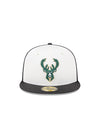 New Era 59Fifty Satin Icon Milwaukee Bucks Fitted Hat-front 