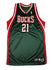 Signed Road 2006-08 Bobby Simmons Milwaukee Bucks Authentic Jersey-front