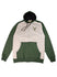 Big & Tall Contrast Stitch Milwaukee Bucks Fill Zip Hooded Sweatshirt-front
