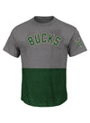 Big & Tall Profile Split Poly Milwaukee Bucks T-Shirt
