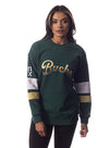 Women's Bucks In Six x The Wild Collective Velvet Touch Milwaukee Bucks Crewneck Sweatshirt