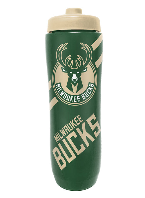 Party Animal Squeezy 32oz Milwaukee Bucks Water Bottle