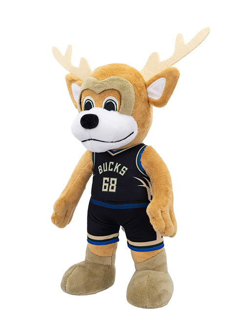 Bleacher Creature 2022 Statement 10" Bango Milwaukee Bucks Plush- angled 