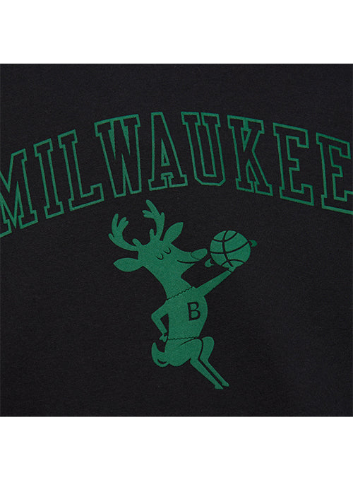 Mitchell & Ness Speckle Nep HWC '68 Milwaukee Bucks Hooded Sweatshirt