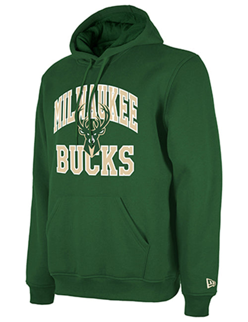 New Era Tip Off 2023 Milwaukee Bucks Hooded Sweatshirt-front 