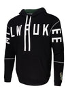 Stadium Essentials Monument Black Milwaukee Bucks Hooded Sweatshirt