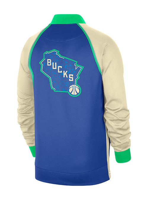Nike 2023-24 City Edition On-Court Showtime Milwaukee Bucks Jacket-back 