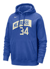 Nike 2023-24 City Edition Giannis Antetokounmpo Milwaukee Bucks Hooded Sweatshirt