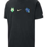 Nike 2023-24 City Edition Courtside Max90 Schwarzes Milwaukee Bucks T-Shirt