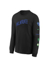 Youth Nike 2023-24 City Edition Essential Max90 Milwaukee Bucks Long Sleeve T-Shirt-front 