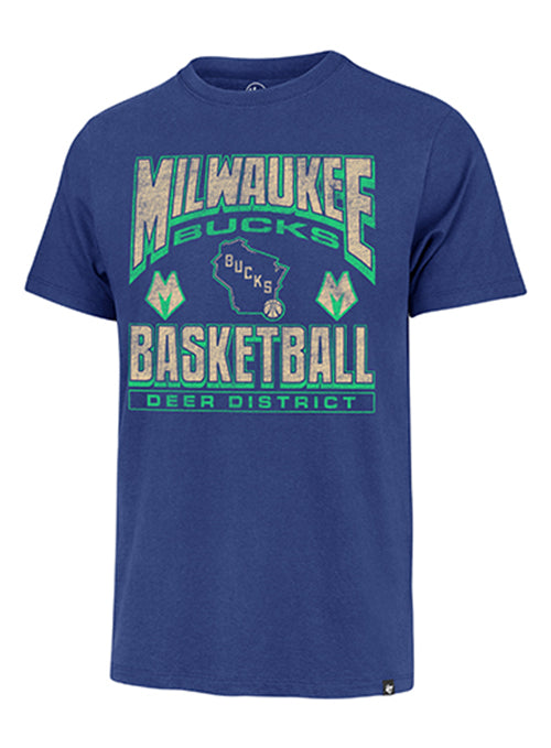 47 Brand 2023-24 City Edition Overview Milwaukee Bucks T-Shirt