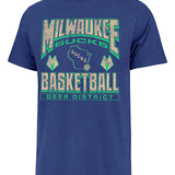 '47 Brand 2023-24 City Edition Overview Milwaukee Bucks T-Shirt-front 