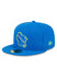 Youth New Era 2023-24 City Edition 9Fifty Alt Milwaukee Bucks Snapback Hat- angled left 