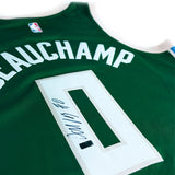 Signed Nike Icon Edition Marjon Beauchamp Milwaukee Bucks Swingman Jersey-signature