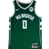 Signed Nike Icon Edition Marjon Beauchamp Milwaukee Bucks Swingman Jersey-front