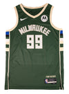 Signed Nike Icon Edition Jae Crowder Milwaukee Bucks Swingman Jersey-front