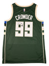 Signed Nike Icon Edition Jae Crowder Milwaukee Bucks Swingman Jersey-back