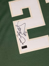 Signed Nike Icon Edition Wesley Matthews Milwaukee Bucks Swingman Jersey-signature