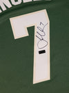 Signed Nike Icon Edition Joe Ingles Milwaukee Bucks Swingman Jersey-signature