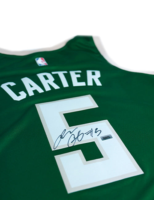 Signed Nike Icon Edition Jevon Carter Milwaukee Bucks Swingman Jersey-signature