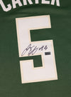 Signed Nike Icon Edition Jevon Carter Milwaukee Bucks Swingman Jersey-signature