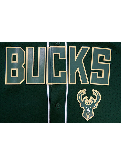 Pro Standard Mesh Classic Green Milwaukee Bucks Baseball Jersey | Bucks ...