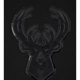 Pro Standard Triple Black Milwaukee Bucks Hooded Sweatshirt-patch 