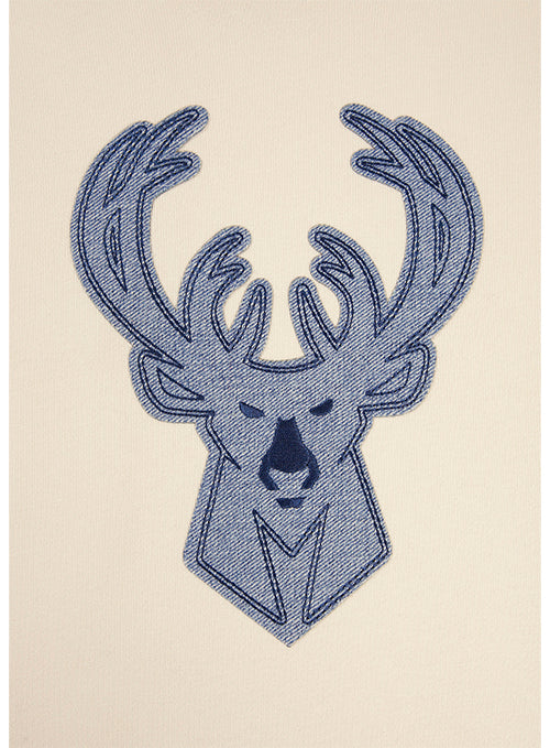 Pro Standard Varsity Blues Milwaukee Bucks Hooded Sweatshirt- Chest Embroidery