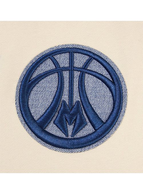 Pro Standard Varsity Blues Milwaukee Bucks Hooded Sweatshirt- Hood Embroidery
