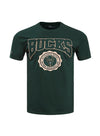 Pro Standard Crest Emblem Green Milwaukee Bucks T-Shirt - Front View