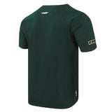 Pro Standard Crest Emblem Green Milwaukee Bucks T-Shirt - Angled Back Right View