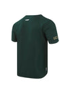Pro Standard Crest Emblem Green Milwaukee Bucks T-Shirt - Angled Back Right View
