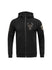 Pro Standard Black and Gold Milwaukee Bucks Full Zip Hooded Sweatshirt- Front VIew