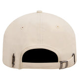 Pro Standard Varsity Blues Milwaukee Bucks Adjustable Hat in Cream - Back View