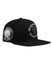 Pro Standard Hybrid Milwaukee Bucks Snapback Hat in Black - Angled Right Side View