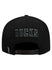 Pro Standard Hybrid Milwaukee Bucks Snapback Hat in Black - Back View