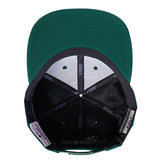 Pro Standard Neutral Pine Milwaukee Bucks Snapback Hat - Underside View