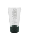 Great American Products Cheer Etched Milwaukee Bucks Shooter Glass