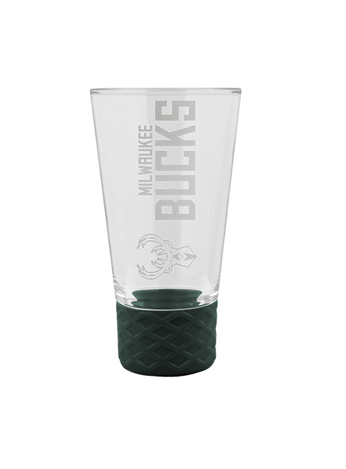Great American Products Cheer Etched Milwaukee Bucks Shooter Glass - Front View