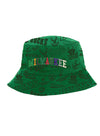 Bucks In Six x Mitchell & Ness Eras Milwaukee Bucks Reversible Bucket Hat- front (green)