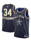 Jordan 2024 All-Star Giannis Antetokounmpo Milwaukee Bucks Swingman Jersey-collage
